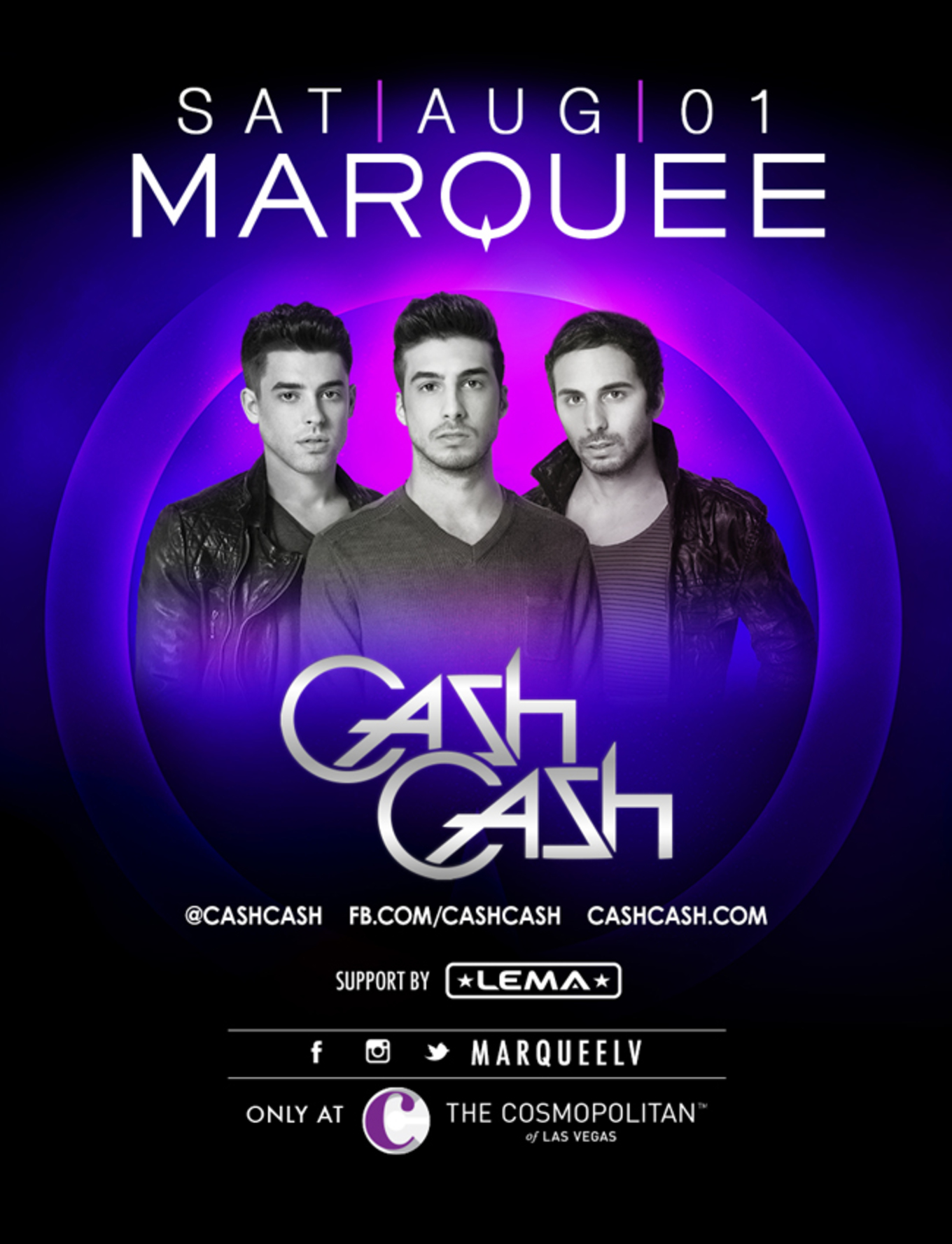 Cash Cash - Marquee Nightclub - Tickets - Marquee Nightclub, Las Vegas