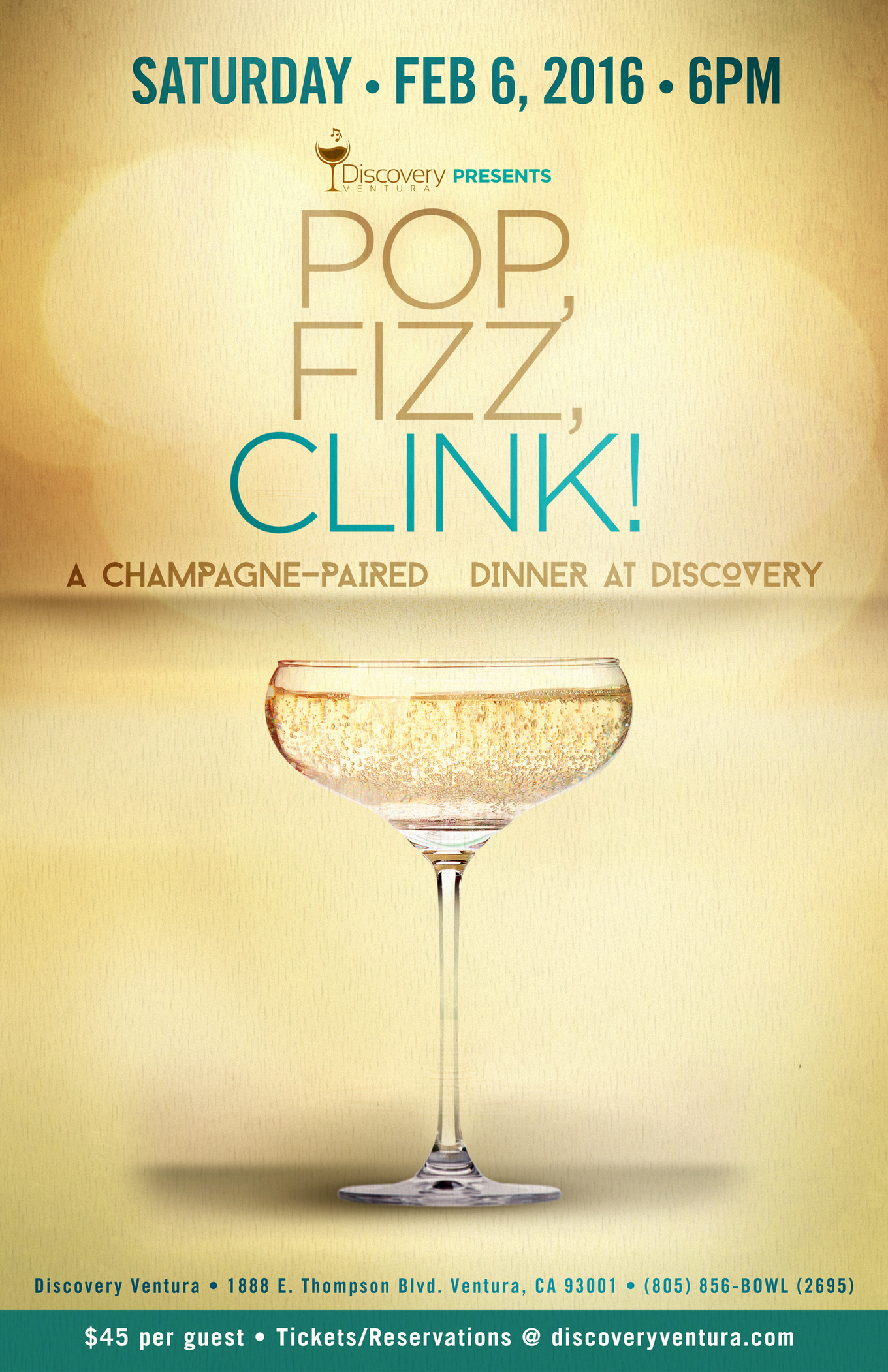 Champagne Dinner At Discovery Ventura Tickets Discovery Ventura 