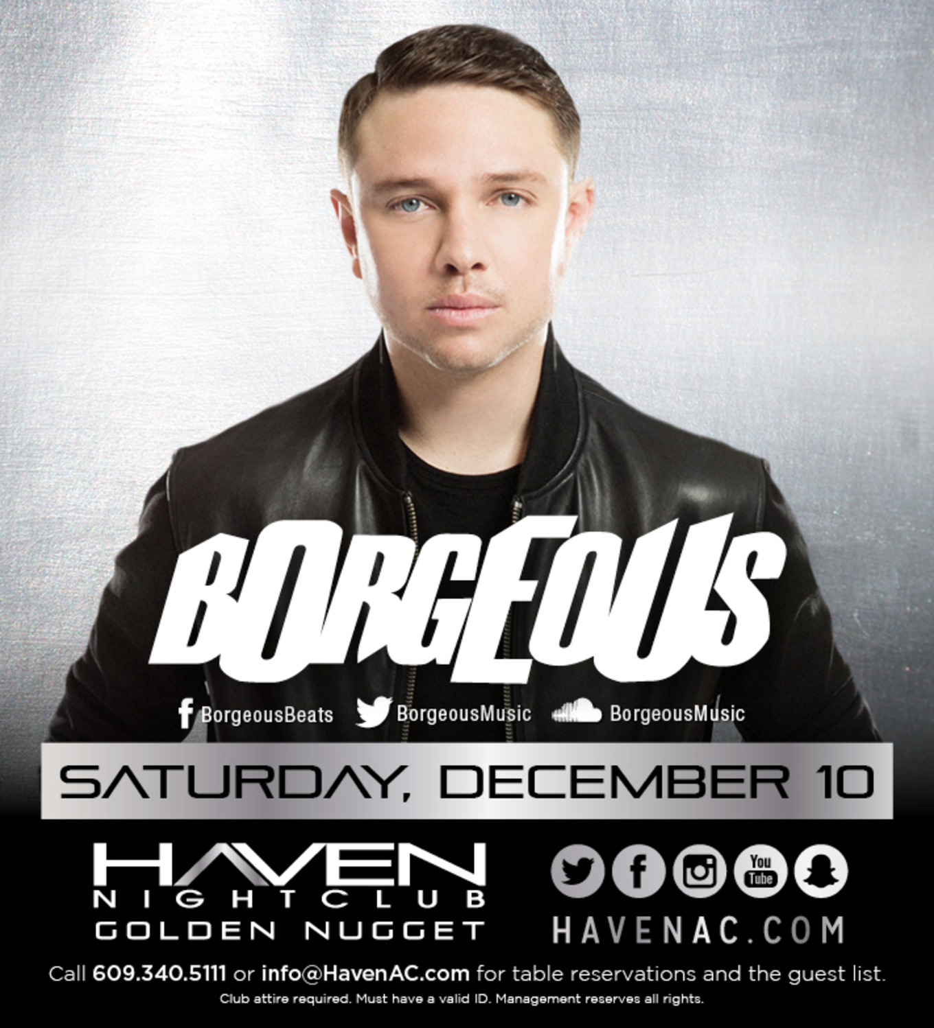 borgeous tickets haven nightclub golden nugget atlantic city borgeous tickets haven nightclub golden nugget atlantic city