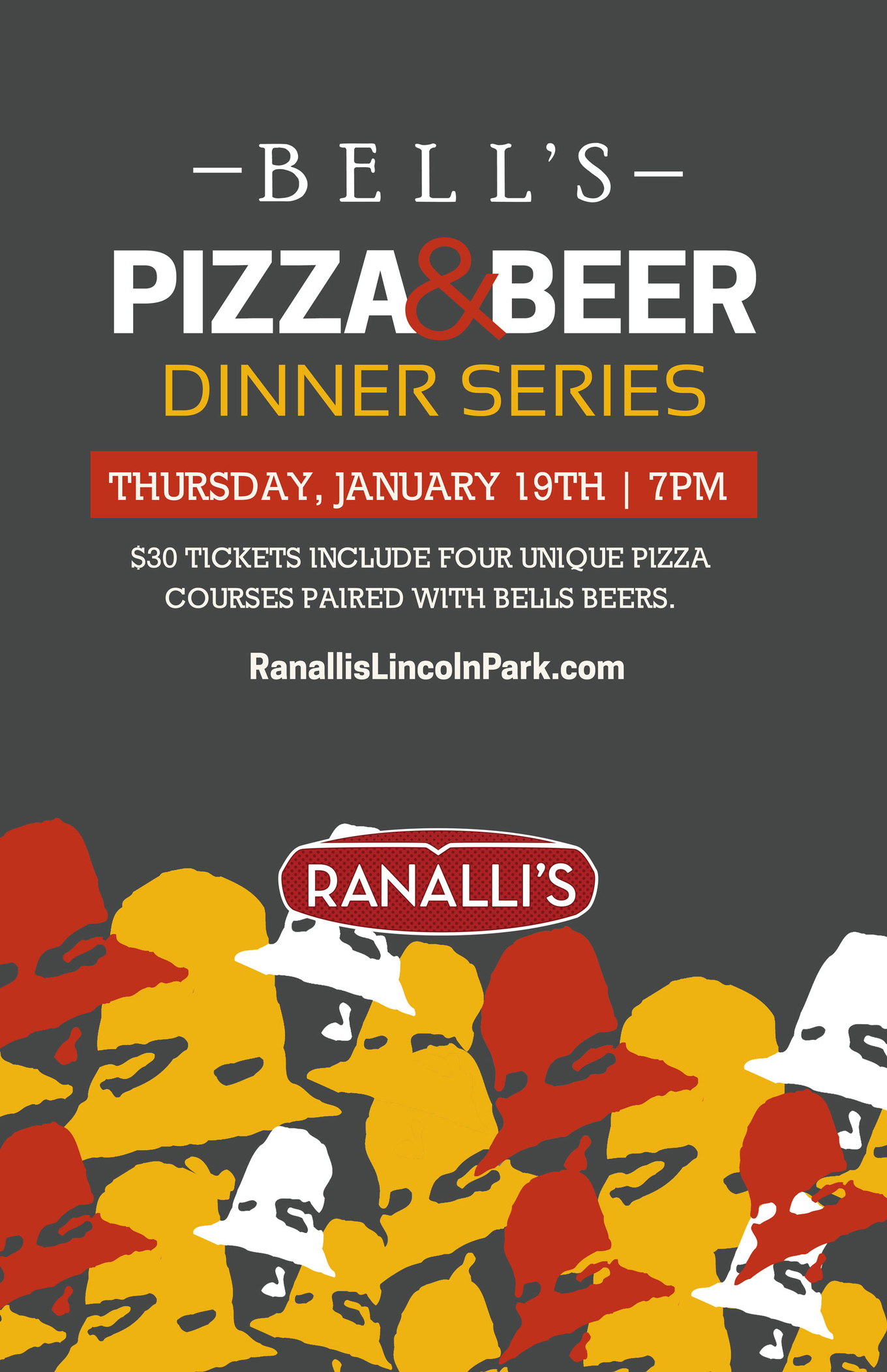 pizza beer dinner with