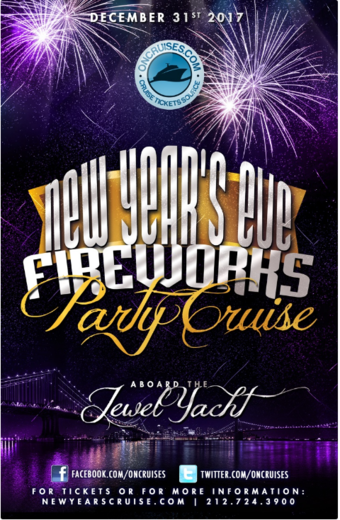 New Year&#039;s Eve Fireworks Party Cruise Aboard The Jewel Yacht - Tickets - The Jewel Yacht, New