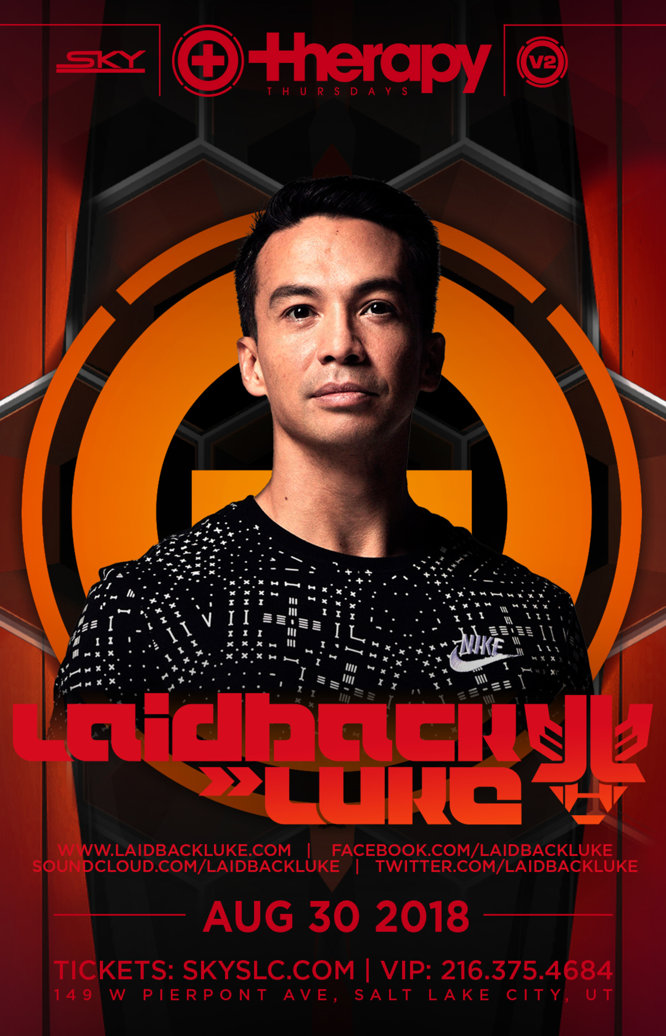 Therapy Thursdays Laidback Luke Tickets Sky Slc Salt Lake City Ut August 30 2018 therapy thursdays laidback luke