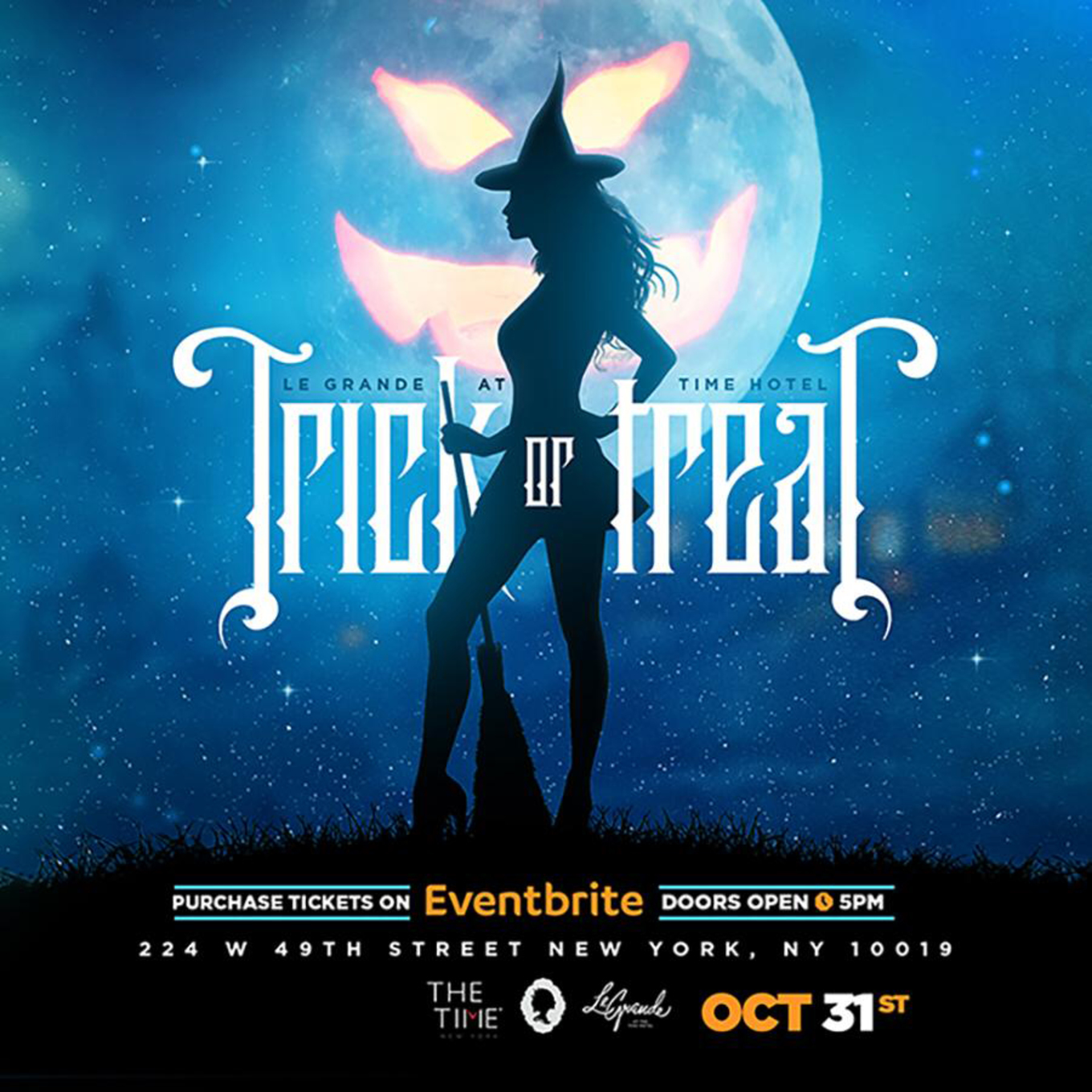 trick or threat halloween party at le grande lounge time hotel