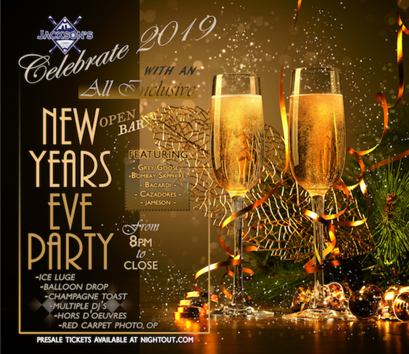 Photos: new year's eve celebrations around the world New Years 2019 at Jackson's - Tickets - Jackson's, Denver, CO - December 31, 2018