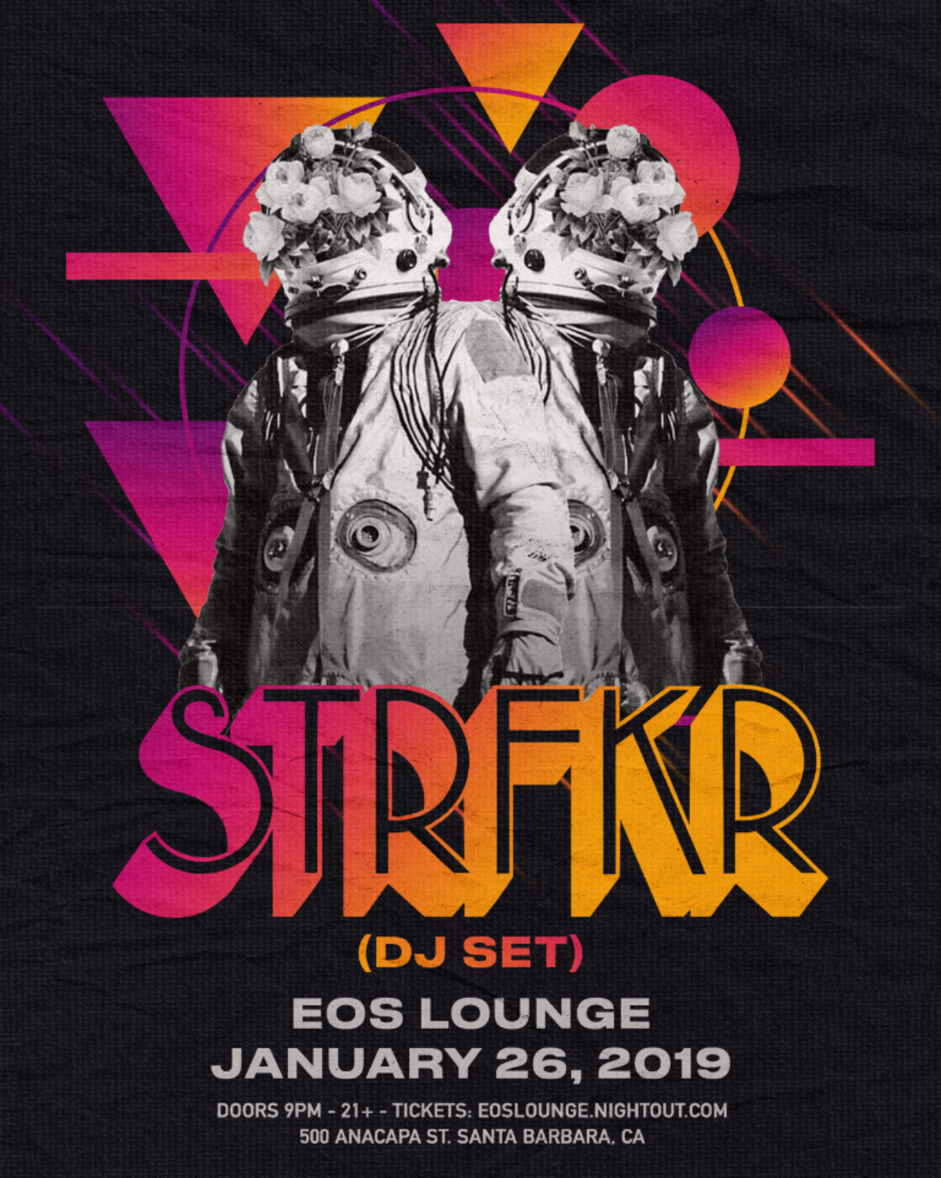 Eos Santa Barbara >> Strfkr At Eos Lounge 1 26 19 Tickets Eos Lounge Santa Eos Santa Barbara >> Strfkr At Eos Lounge 1 26 19 Tickets Eos Lounge Santa