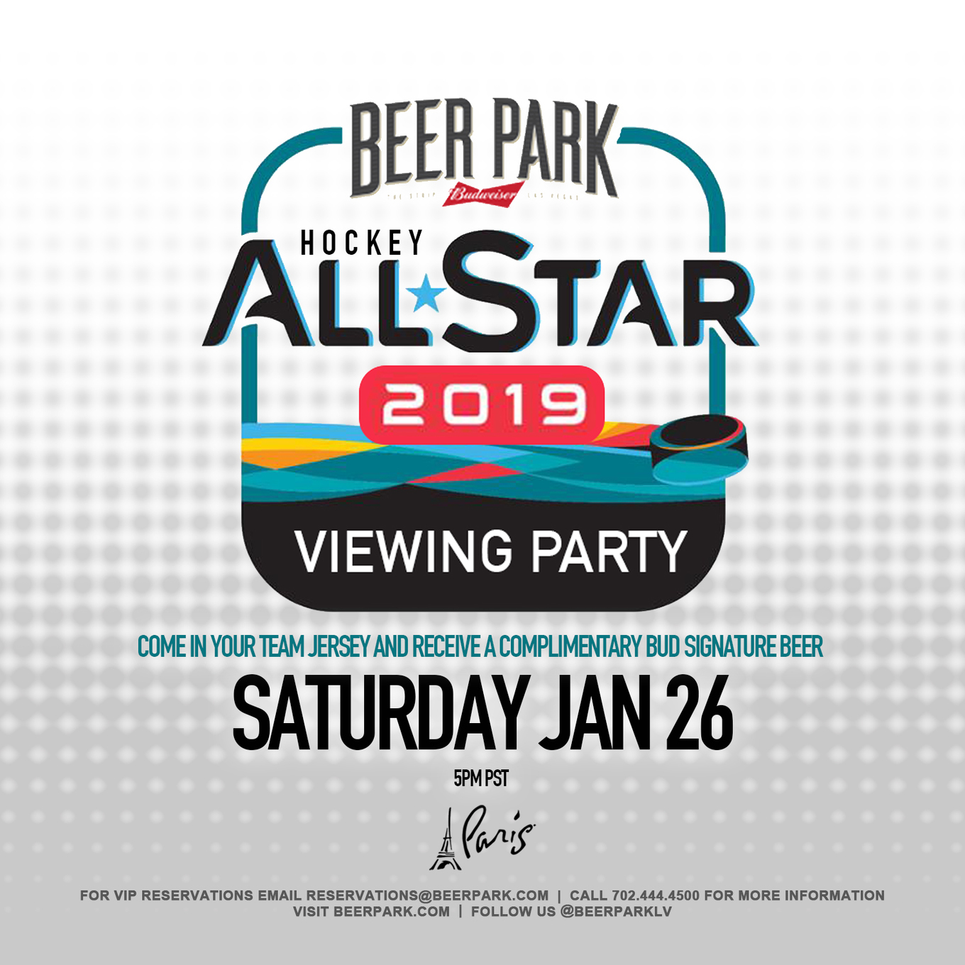 Hockey All Star Game Viewing Party Tickets Beer Park Hockey All Star Game Viewing Party Tickets Beer Park