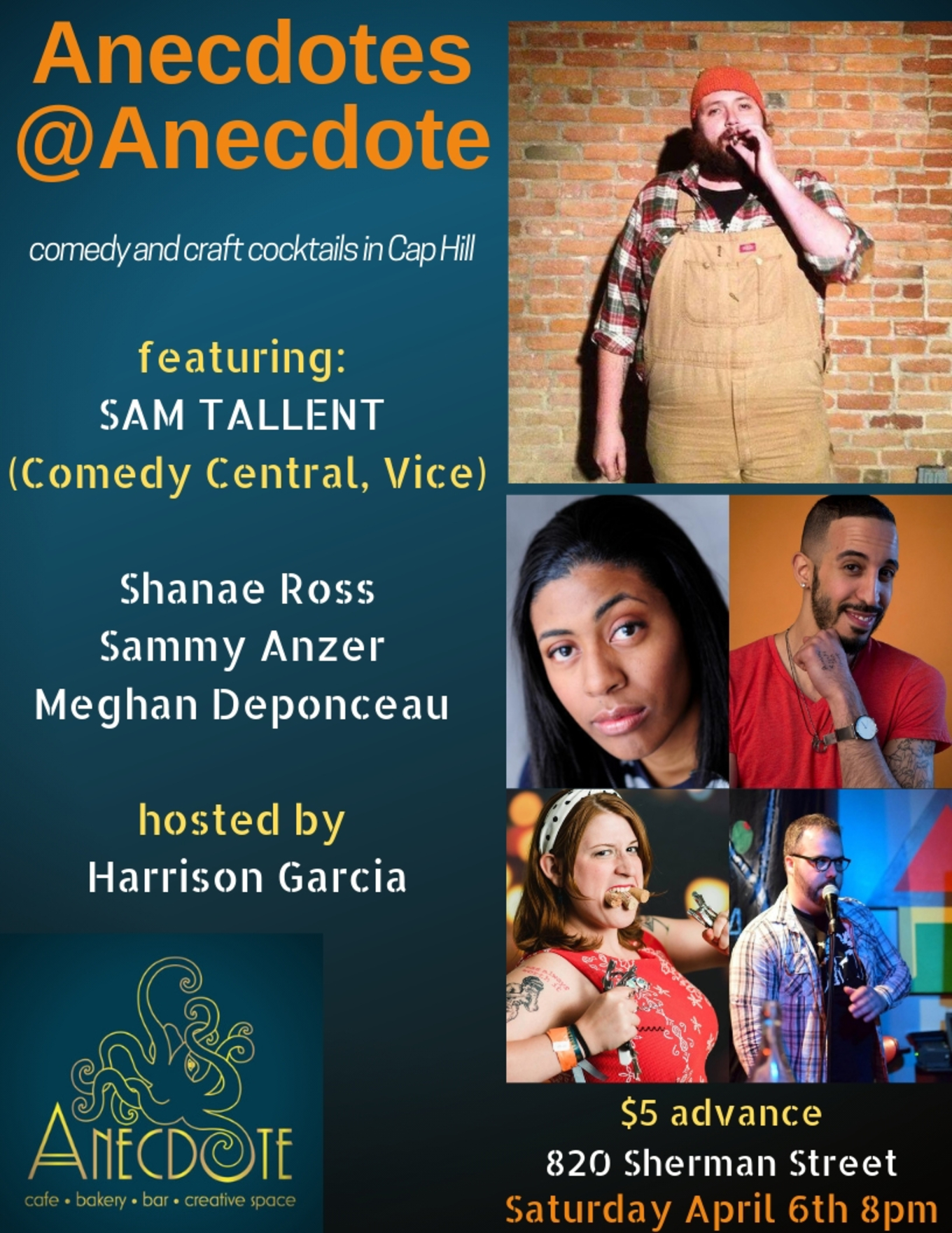 Anecdotes At Anecdote Comedy Show Tickets Anecdote Denver Co April 6 2019