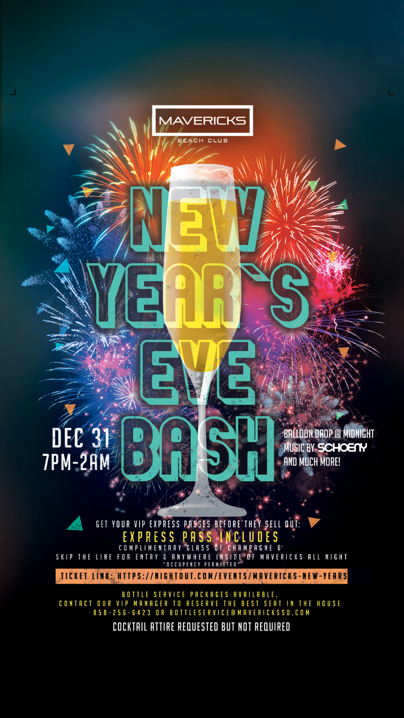 Mavericks New Years Bash Tickets Mavericks Beach Club San Diego Ca December 31 19 Mavericks New Years Bash Tickets Mavericks Beach Club San Diego Ca December 31 19
