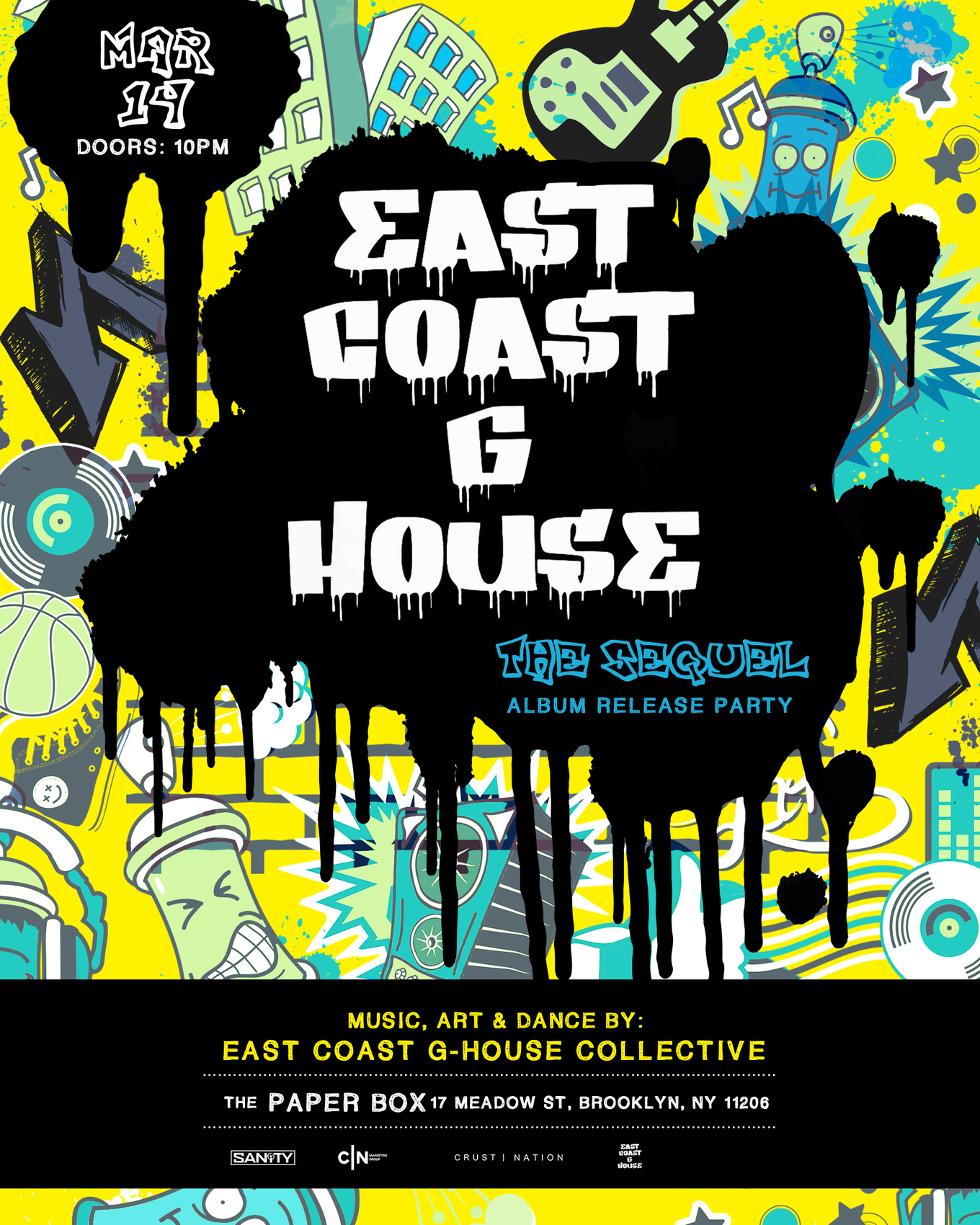 Graffiti Art Showcase In Brooklyn Hip Hop V House Music Battle
