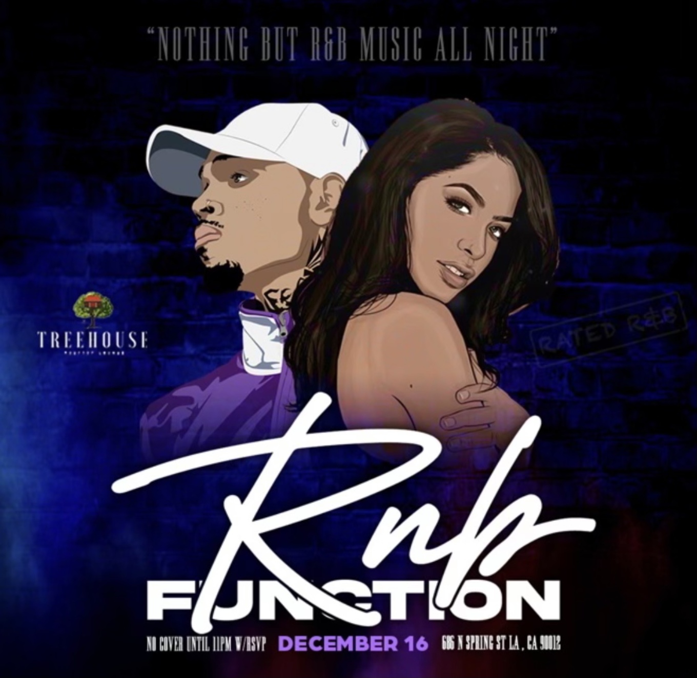 RNB FUNCTION PARTY TREEHOUSE ROOFTOP DTLA / FREE until 11pm Tickets